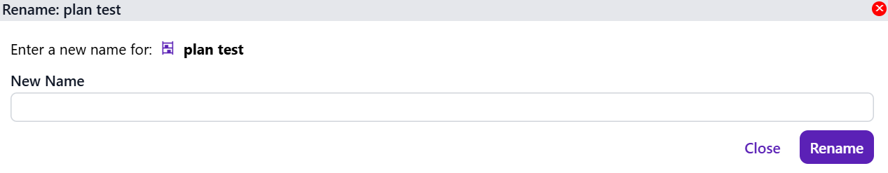 Filesystem rename dialog