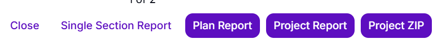 The generate buttons with a Project open and a PDF format selected